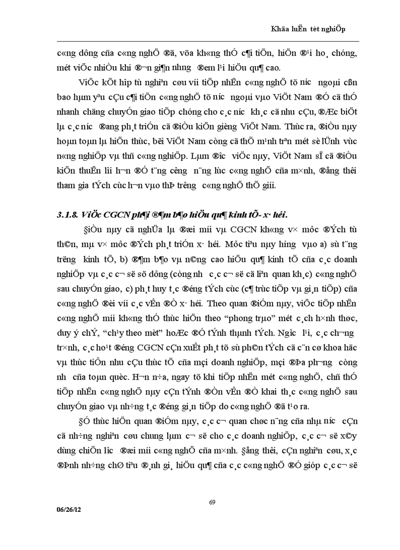 image for page Chuyển giao công nghệ nước ngoài vào Việt Nam thực trạng và giải pháp