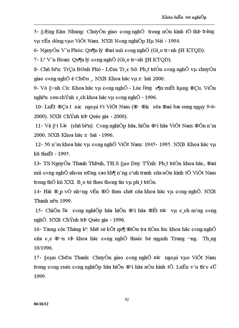 image for page Chuyển giao công nghệ nước ngoài vào Việt Nam thực trạng và giải pháp