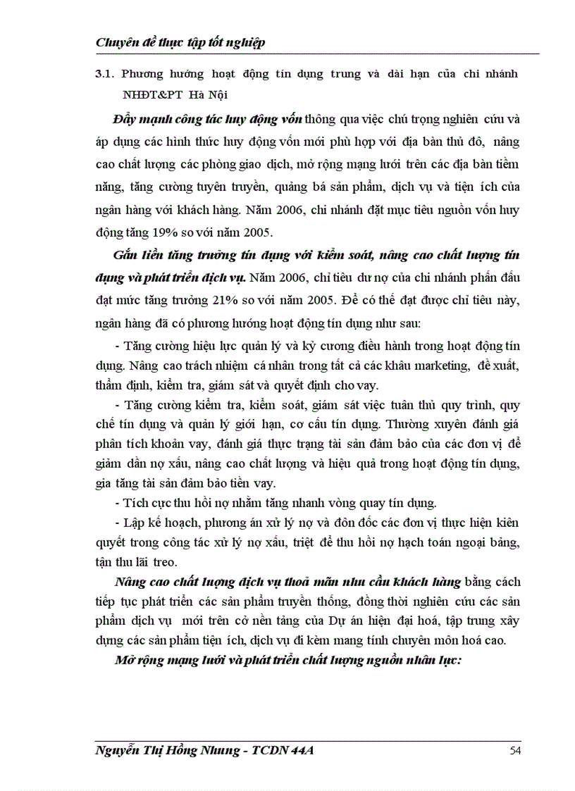 image for page Giải pháp nâng cao chất lượng tín dụng trung và dài hạn tại chi nhánh Ngân hàng Đầu tư và Phát triển Hà Nội