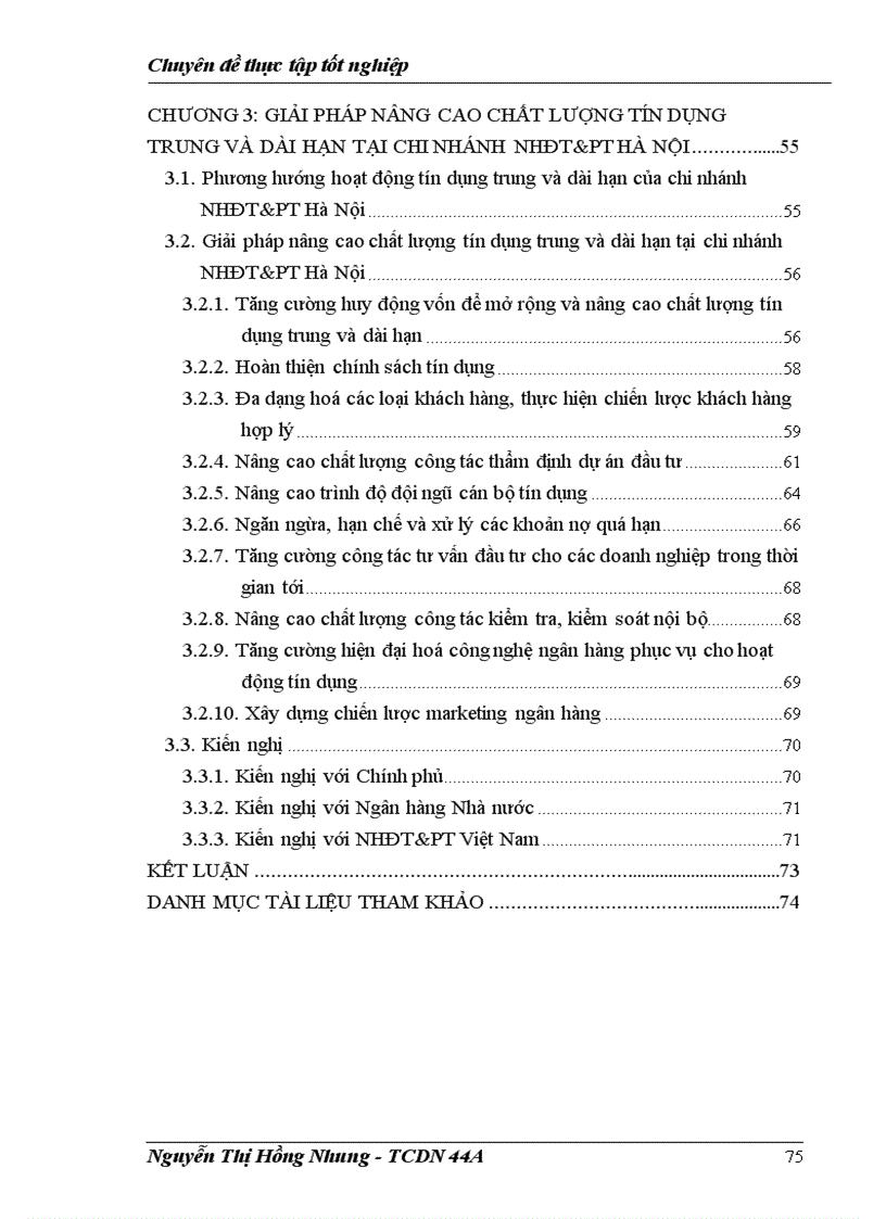 image for page Giải pháp nâng cao chất lượng tín dụng trung và dài hạn tại chi nhánh Ngân hàng Đầu tư và Phát triển Hà Nội