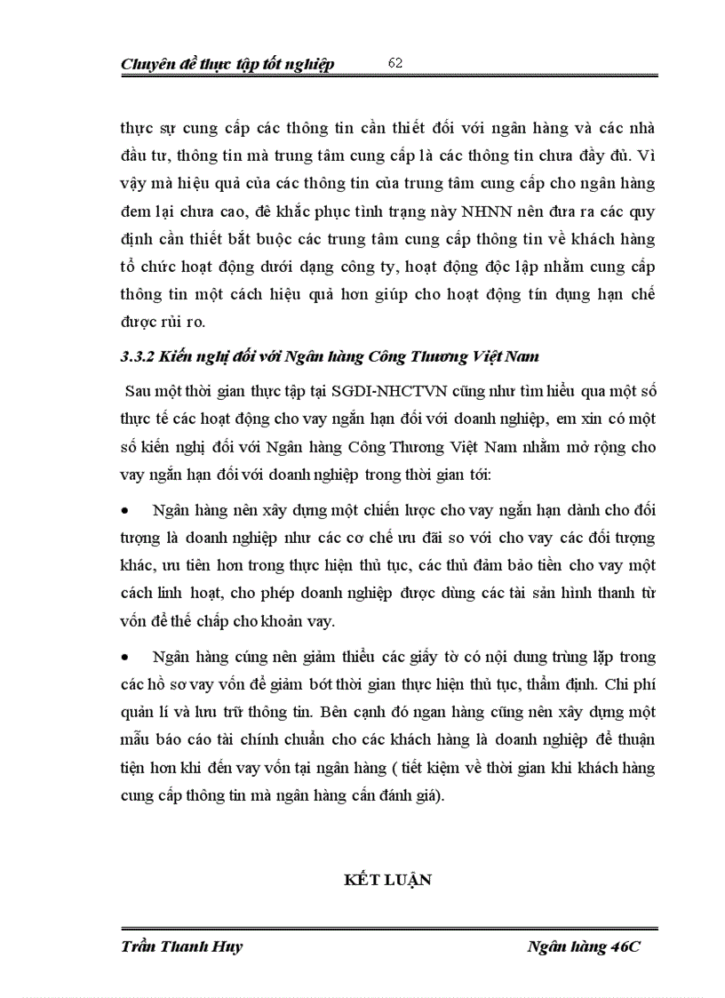 image for page Giải pháp mở rộng hoạt động cho vay ngắn hạn đối với các doanh nghiệp trong nền kinh tế tại SGDI NHCTVN