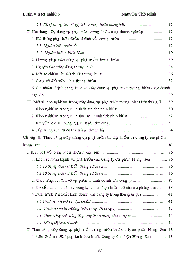 image for page Một số giải pháp xây dựng và phát triển thương hiệu cho Công ty Cổ phần Hương Sen 1