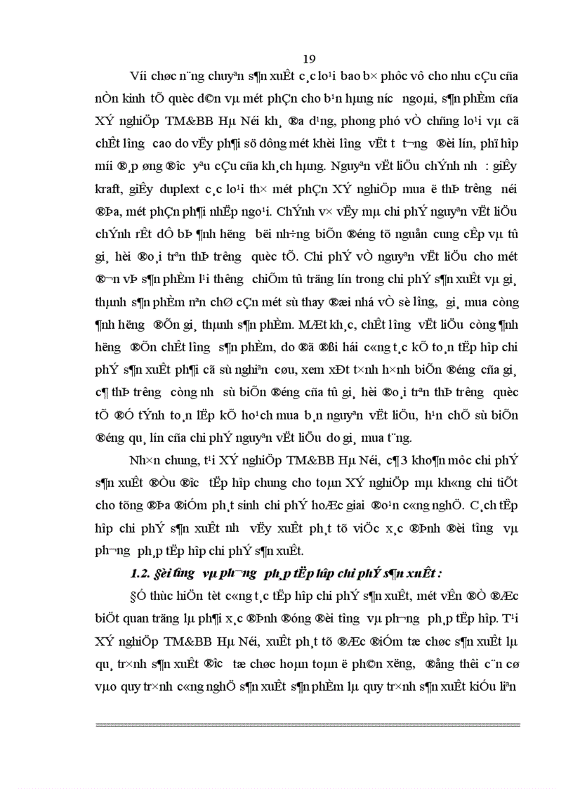 image for page Hoàn thiện kế toán chi phí sản xuất và tính giá thành sản phẩm tại Xí nghiệp Thương mại và Bao bì Hà Nội trực thuộc Công ty Xuất nhập khẩu và Đầu tư Hà Nội 1