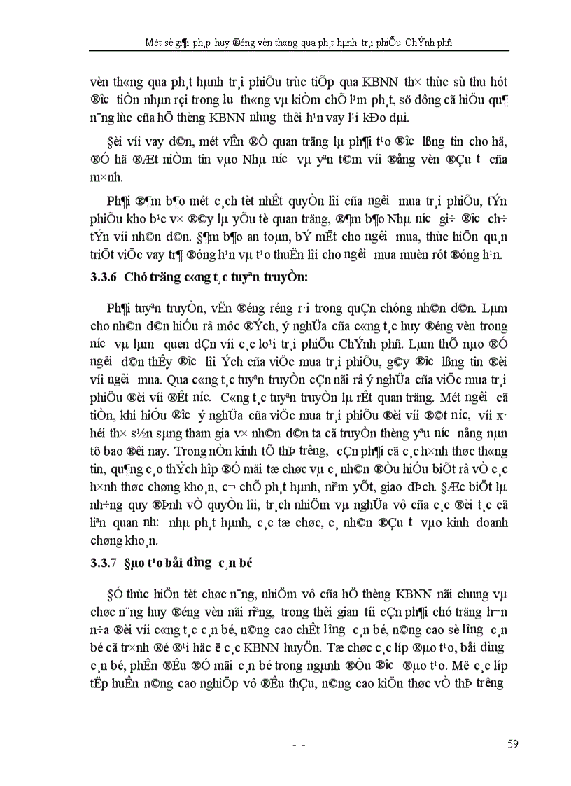 image for page Một số giải pháp huy động vốn thông qua phát hành trái phiếu Chính phủ ở KBNN Hà Tây 1