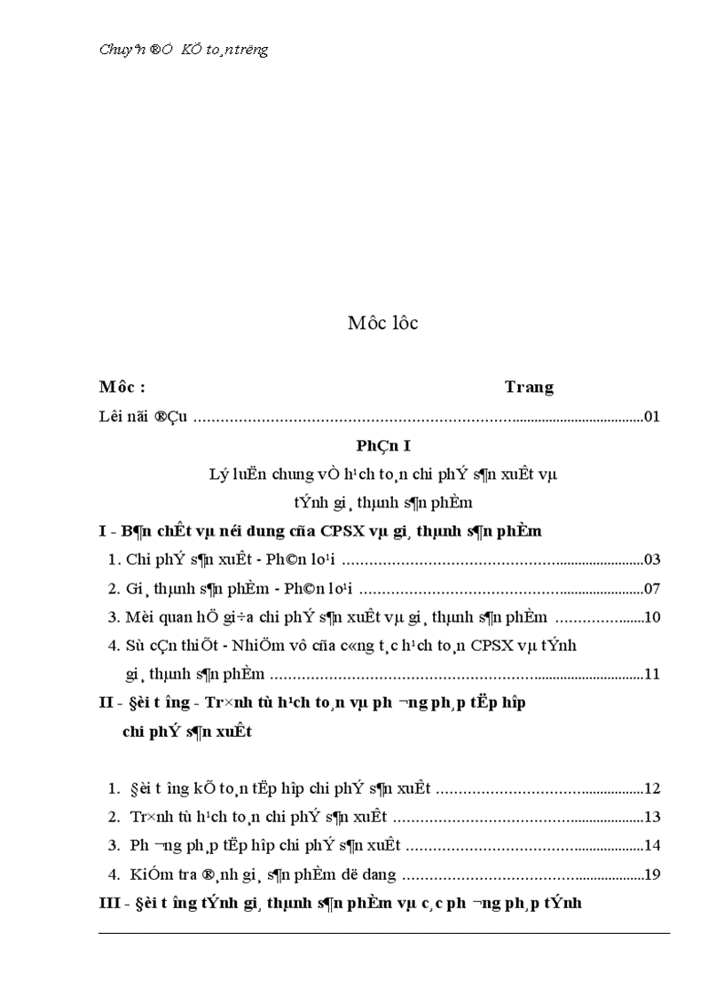 image for page Tổ chức hạch toán chi phí sản xuất và tính giá thành sản phẩm 1