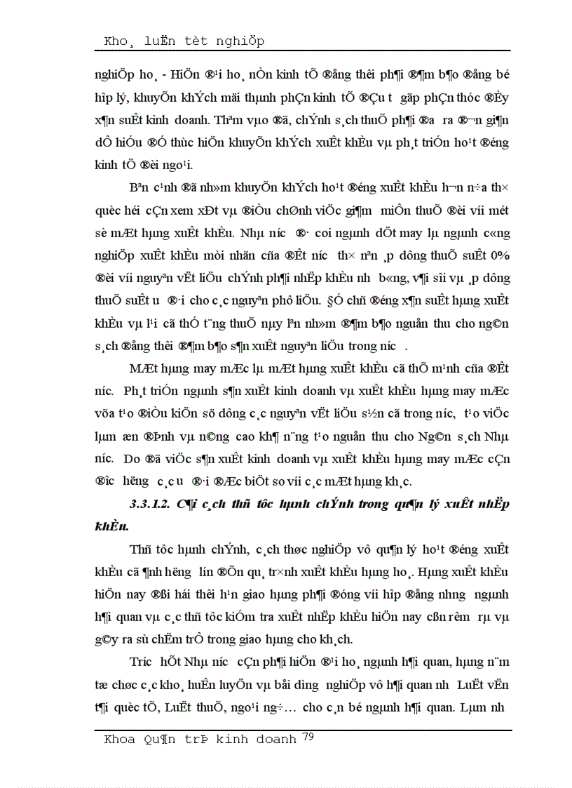 image for page Một số giải pháp nhằm thúc đẩy hoạt động xuất khẩu hàng may mặc tại Công ty cổ phần May Lê Trực