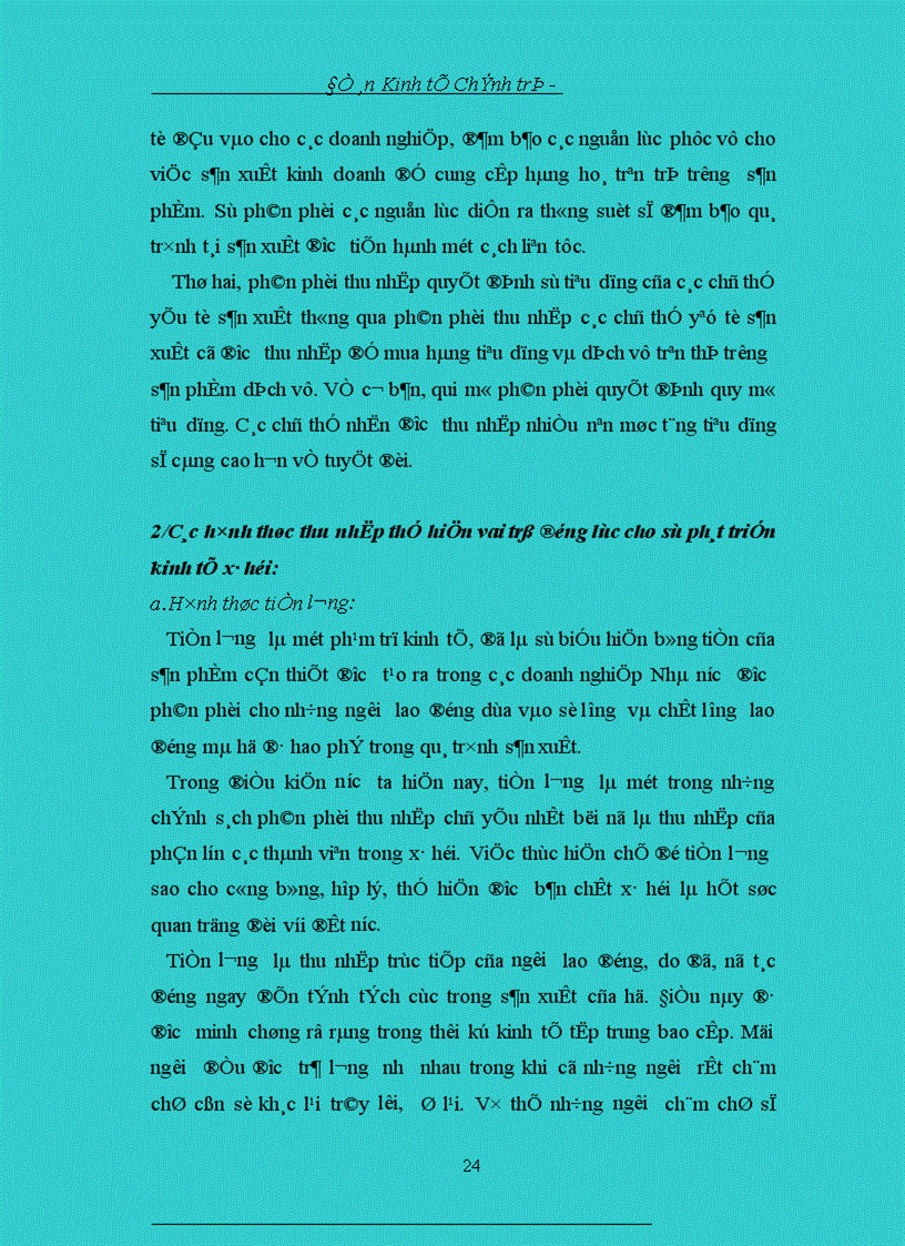 image for page Vai trò động lực của phân phối trong nền kinh tế thị trường ở Việt Nam 1