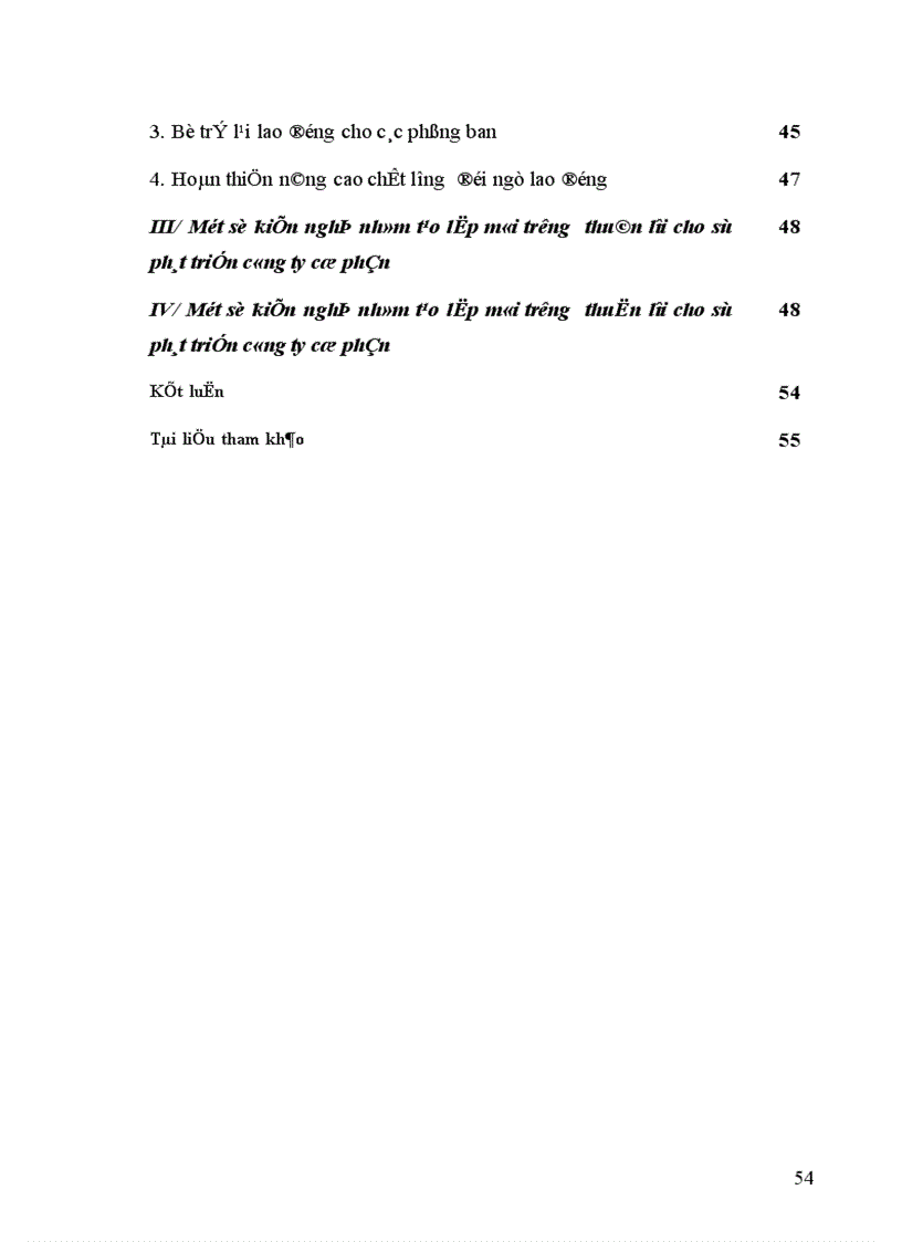 image for page Phương hướng và giải pháp hoàn thiện bộ máy quản trị của Công ty cổ phần Lắp máy điện nước và Xây dựng