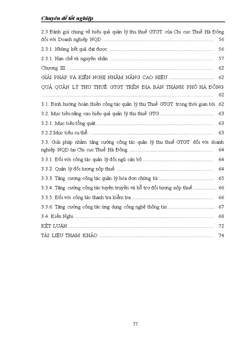 image for page Công tác quản lý thu thuế Giá Trị Gia Tăng đối với Doanh nghiệp Ngoài quốc doanh trên địa bàn thành phố Hà đông