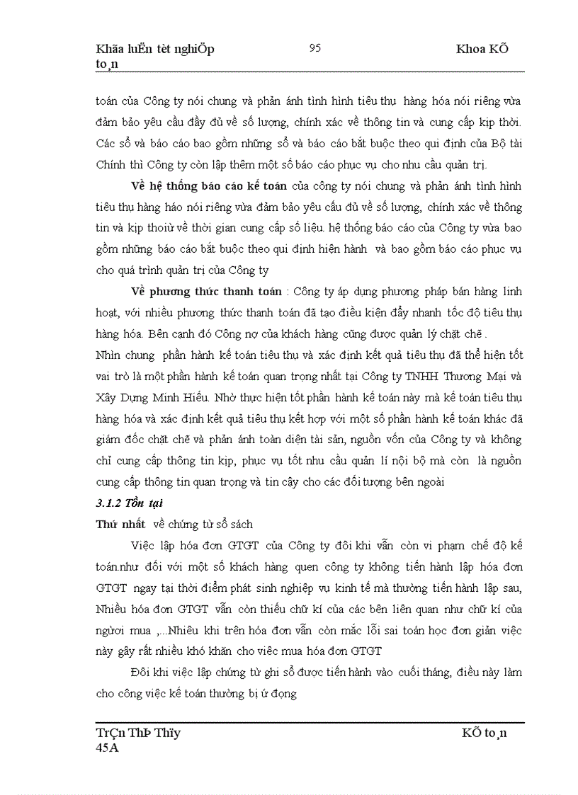image for page Hoàn thiện kế toán tiêu thụ và xác định kết quả tiêu thụ hàng hóa tại Công ty TNHH Thương Mại và Xây dựng Minh Hiếu 1