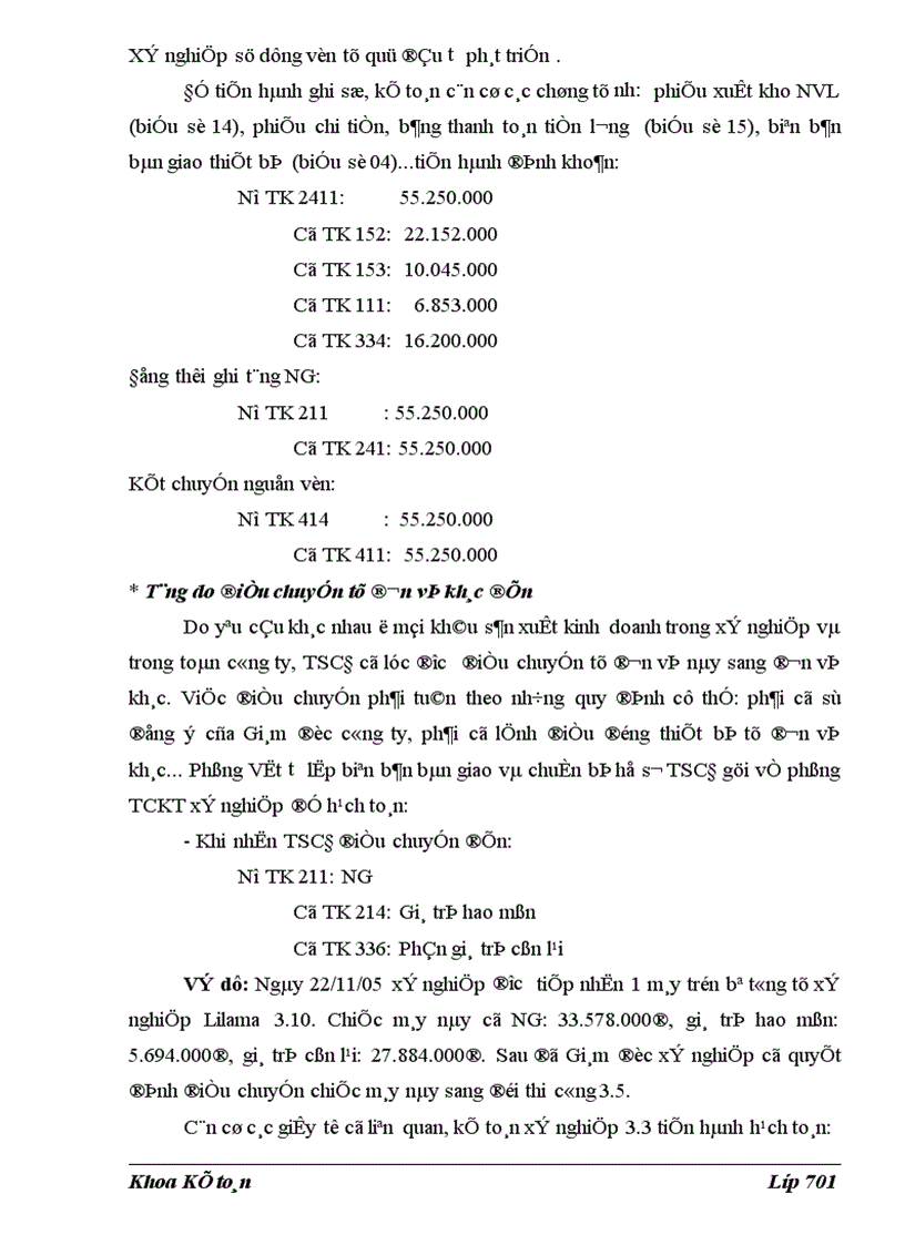 image for page Tổ chức công tác kế toán TSCĐ tại xí nghiệp Lilama 3 3 công ty Lilama3