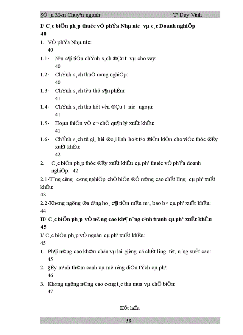 image for page Nghiên cứu một số các biện pháp cơ bản để thúc đẩy hoạt động xuất khẩu cà phê ở Việt Nam