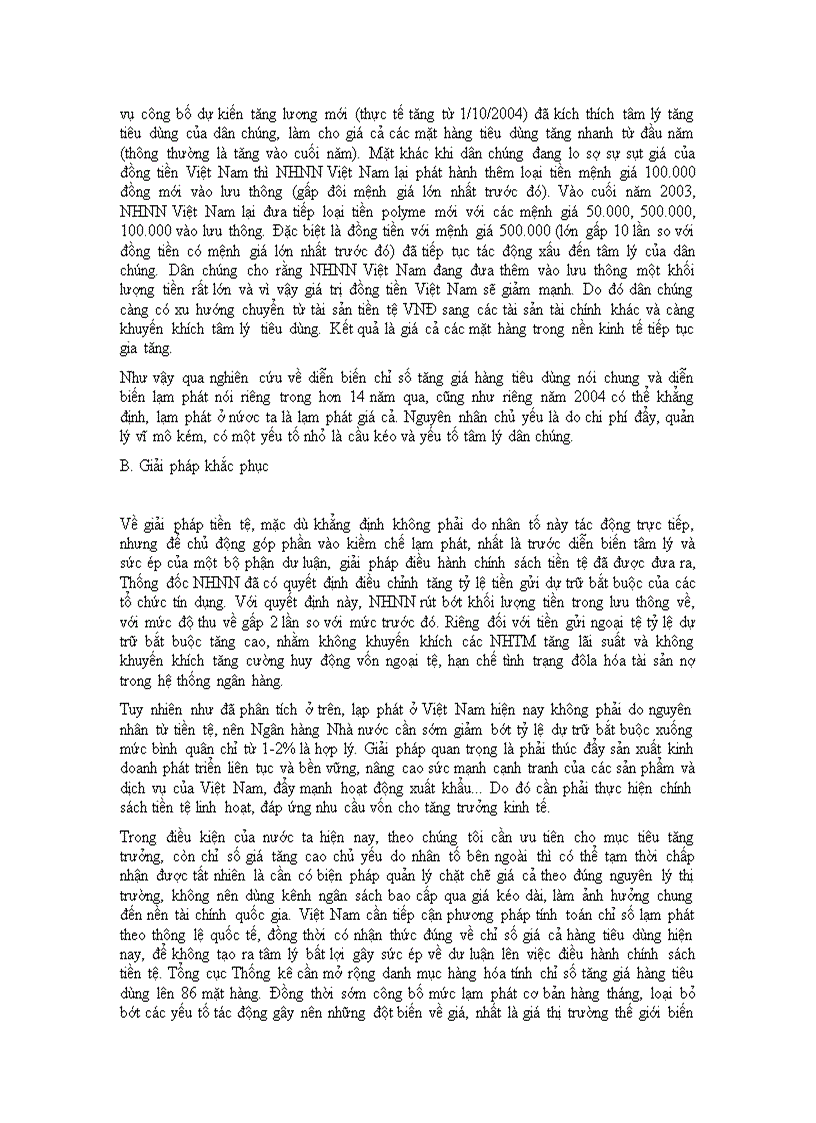 image for page Lạm phát ở Việt Nam hiện nay Nguyên nhân và giải pháp khắc phục