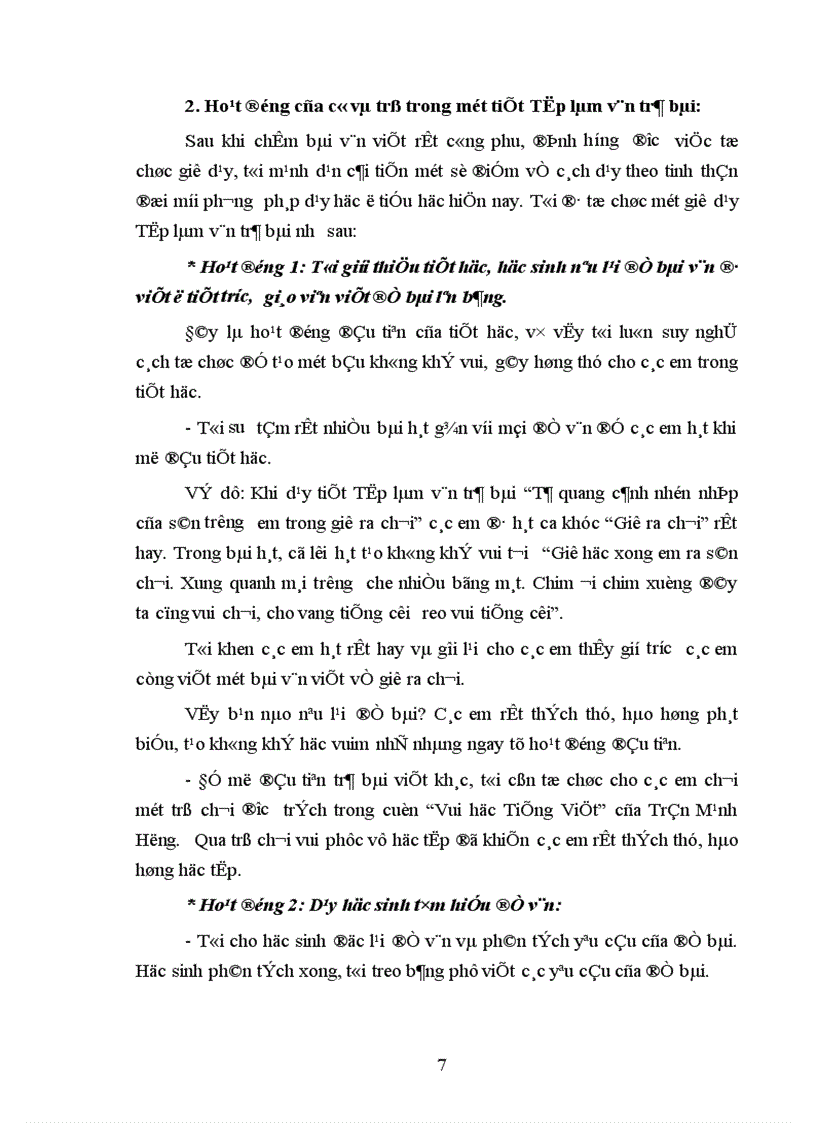 image for page Một số biện pháp tổ chức hướng dẫn học sinh lớp 5 học tốt tiết Tập làm văn trả bài 1