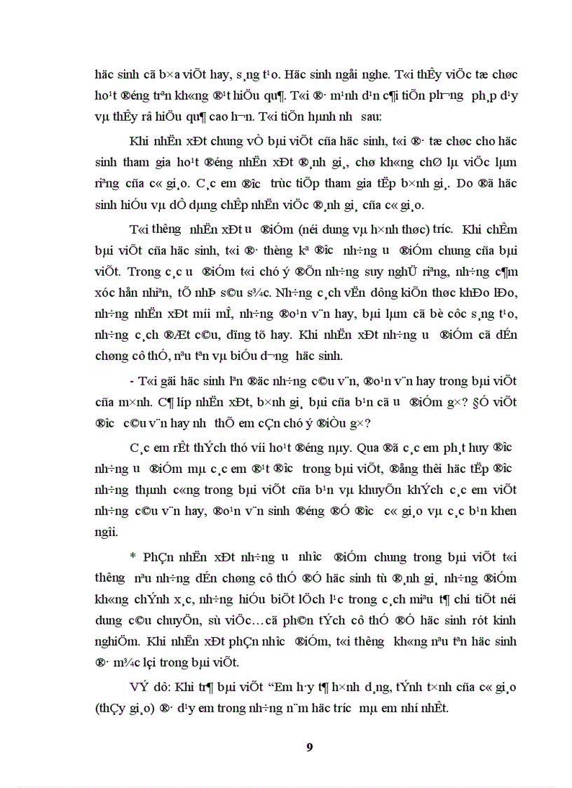 image for page Một số biện pháp tổ chức hướng dẫn học sinh lớp 5 học tốt tiết Tập làm văn trả bài 1