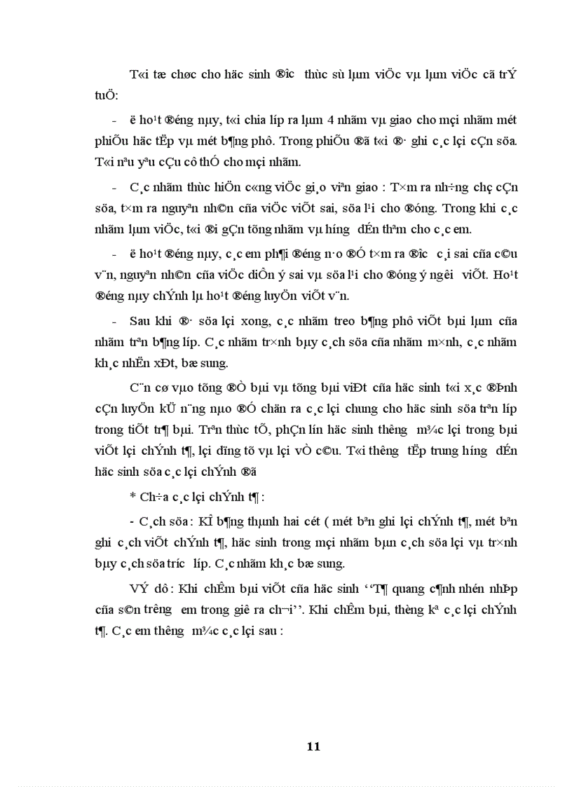 image for page Một số biện pháp tổ chức hướng dẫn học sinh lớp 5 học tốt tiết Tập làm văn trả bài 1