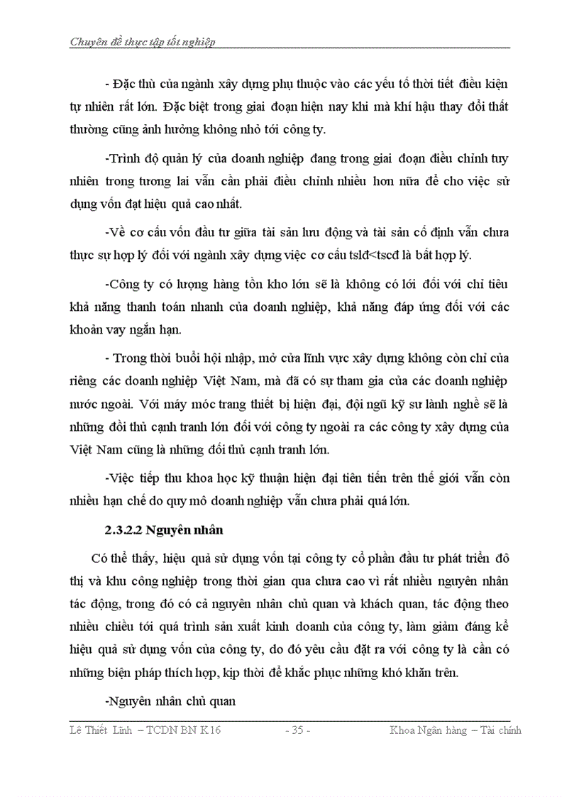 image for page Giải pháp góp phần nâng cao hiệu quả sử dụng vốn kinh doanh tại Công ty cổ phần đầu tư phát triển đô thị và khu công nghiệp