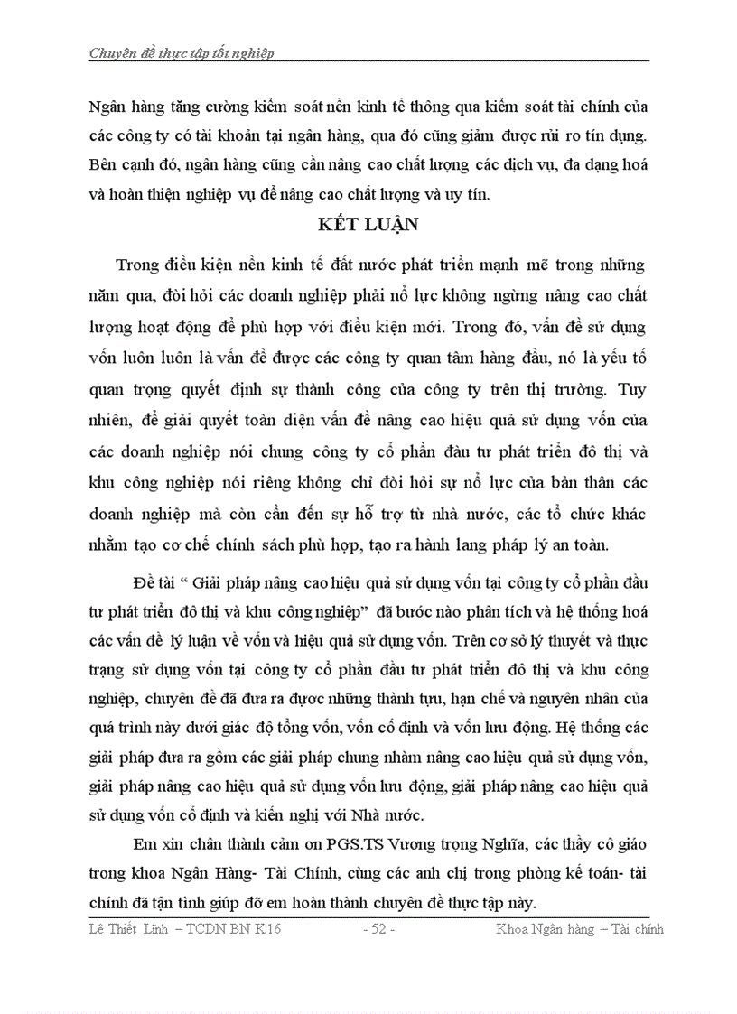 image for page Giải pháp góp phần nâng cao hiệu quả sử dụng vốn kinh doanh tại Công ty cổ phần đầu tư phát triển đô thị và khu công nghiệp