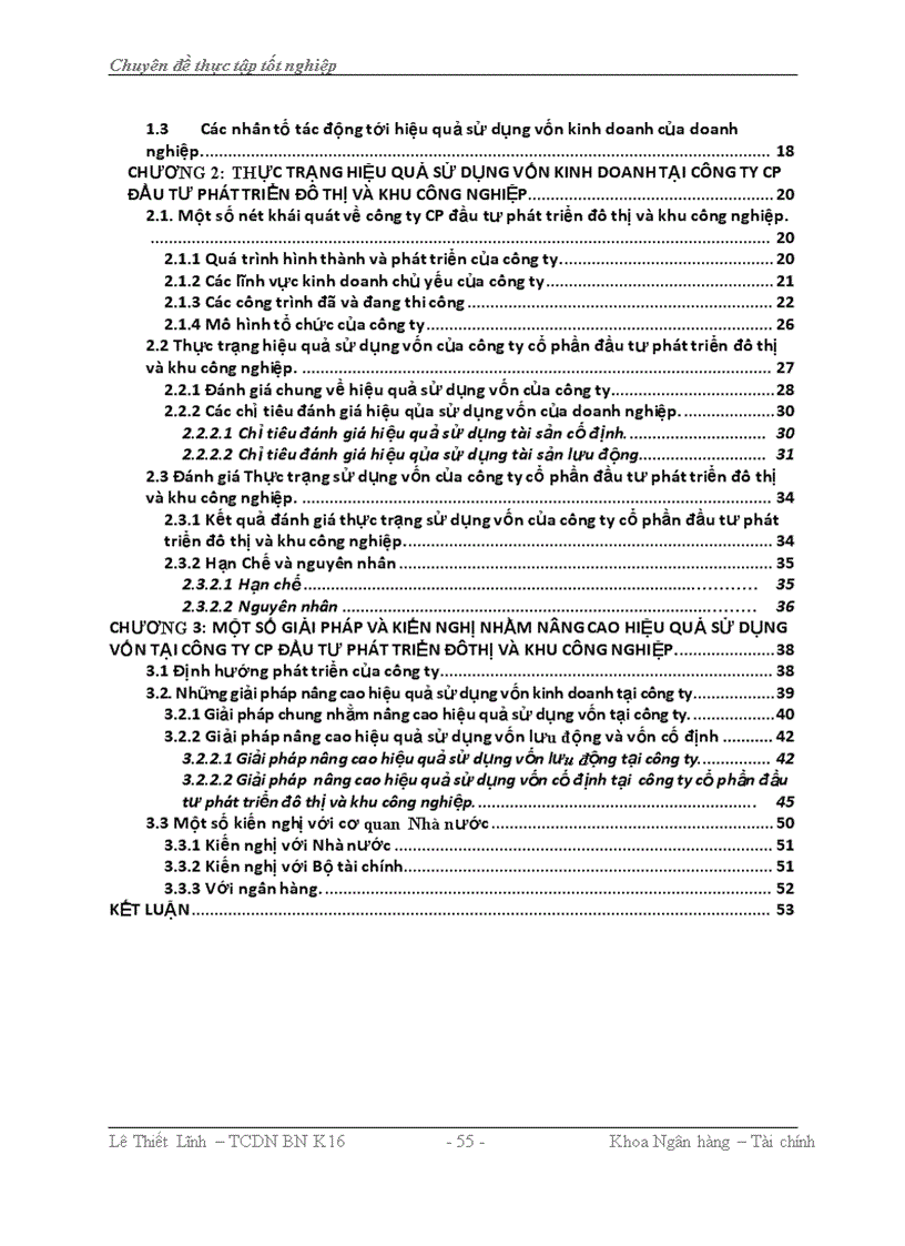 image for page Giải pháp góp phần nâng cao hiệu quả sử dụng vốn kinh doanh tại Công ty cổ phần đầu tư phát triển đô thị và khu công nghiệp