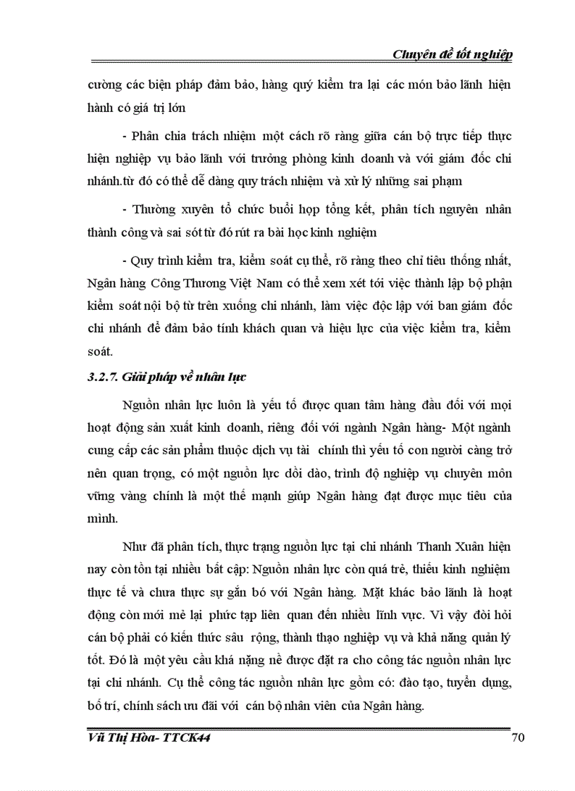 image for page giải pháp nâng cao chất lượng hoạt động bảo lãnh tại chi nhánh Ngân hàng Công Thương Thanh Xuân 1