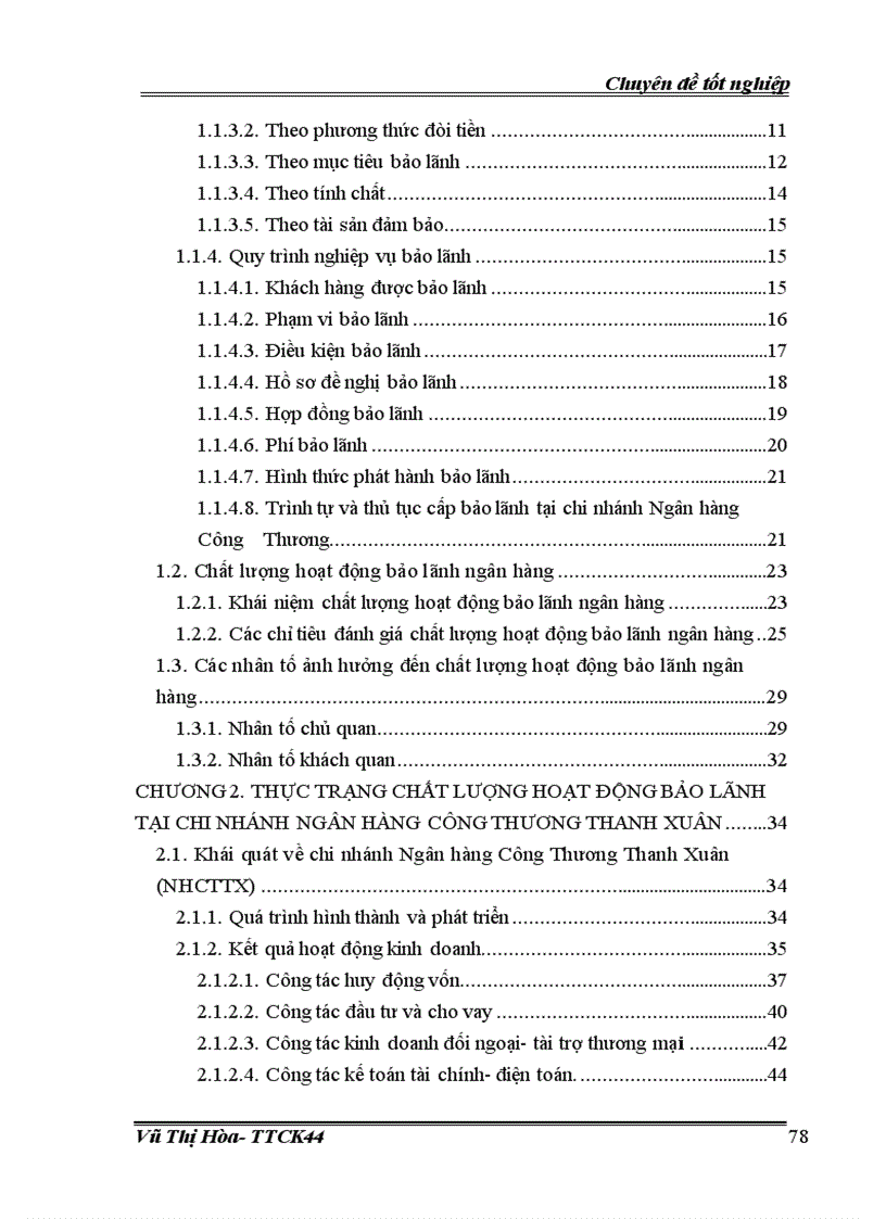 image for page giải pháp nâng cao chất lượng hoạt động bảo lãnh tại chi nhánh Ngân hàng Công Thương Thanh Xuân 1
