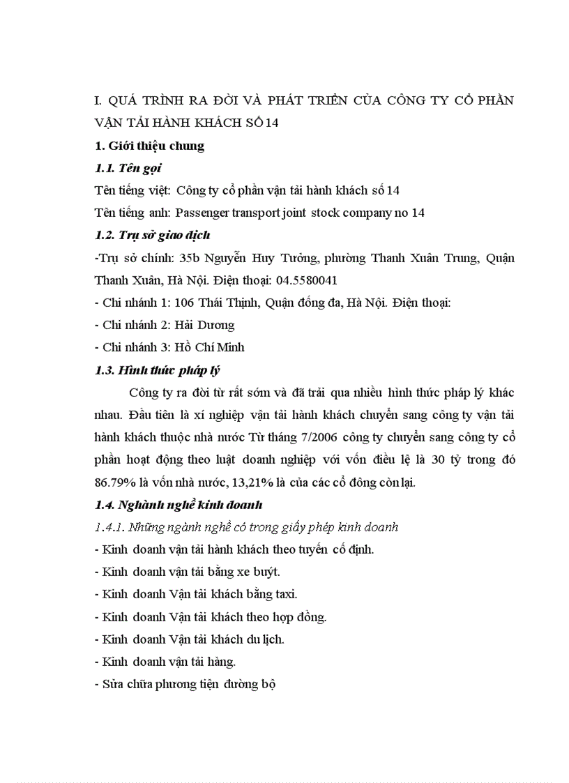 image for page Hoàn thiện và quản lý thương hiệu Công ty Cổ phần Vận tải Hành khách số 14 1