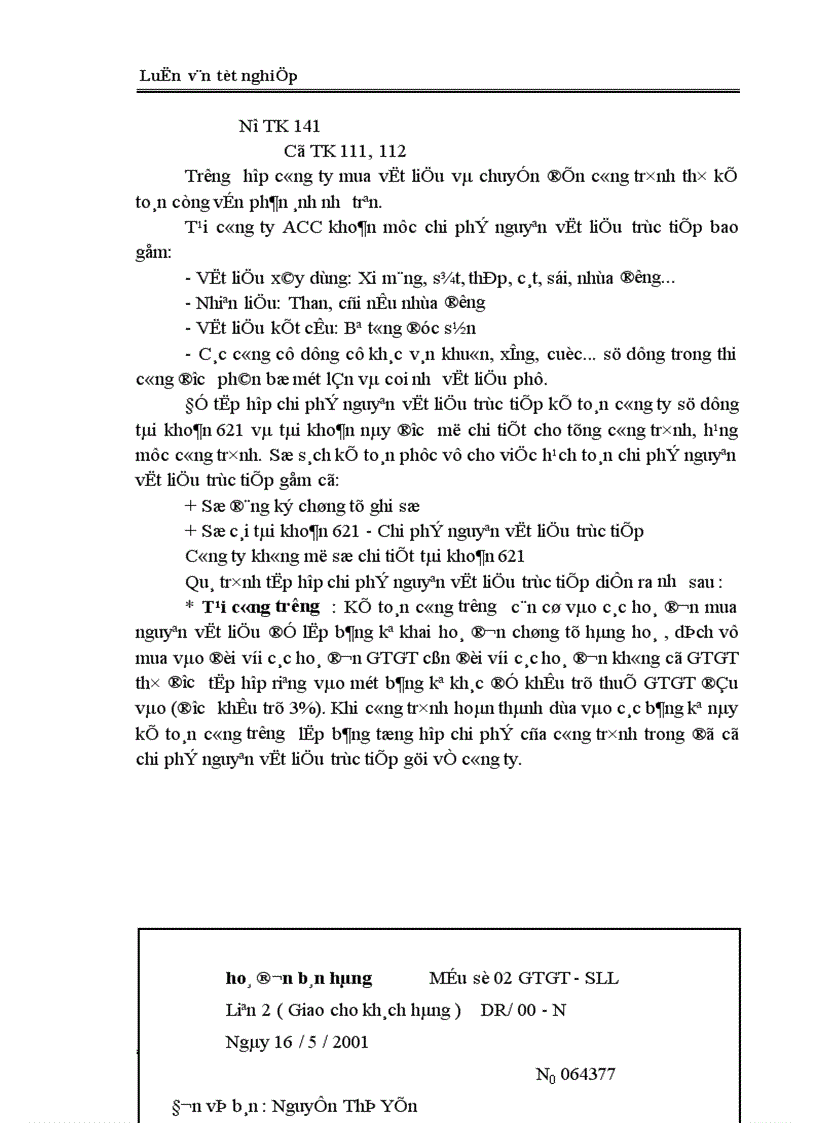 image for page Hoàn thiện kế toán chi phí sản xuất và tính giá thành sản phẩm xây lắp tại công ty xây dựng công trình hàng không ACC 1