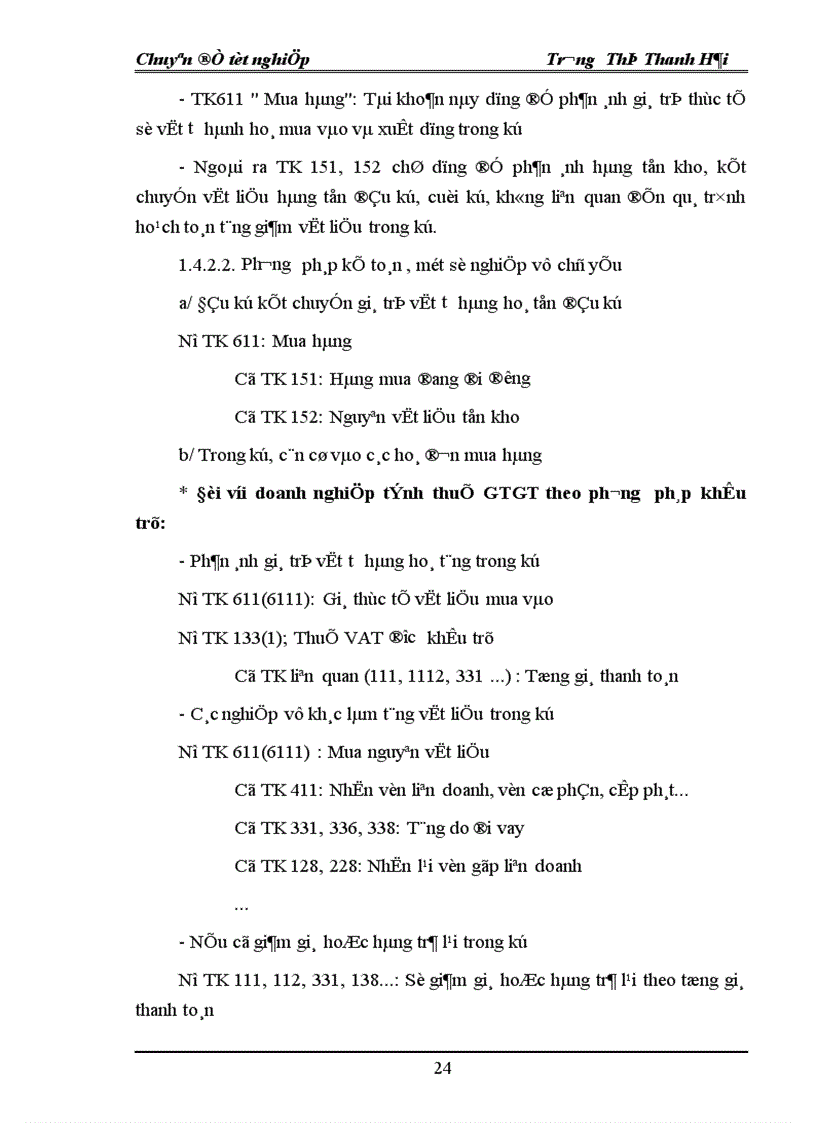image for page Hoàn thiện công tác kế toán nguyên vật liệu tại Công Ty Dệt Len Mùa Đông 1
