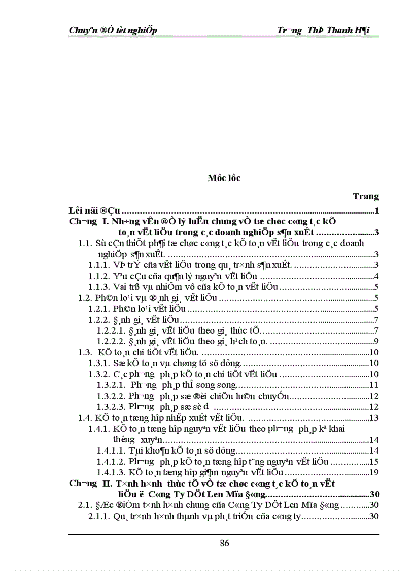 image for page Hoàn thiện công tác kế toán nguyên vật liệu tại Công Ty Dệt Len Mùa Đông 1