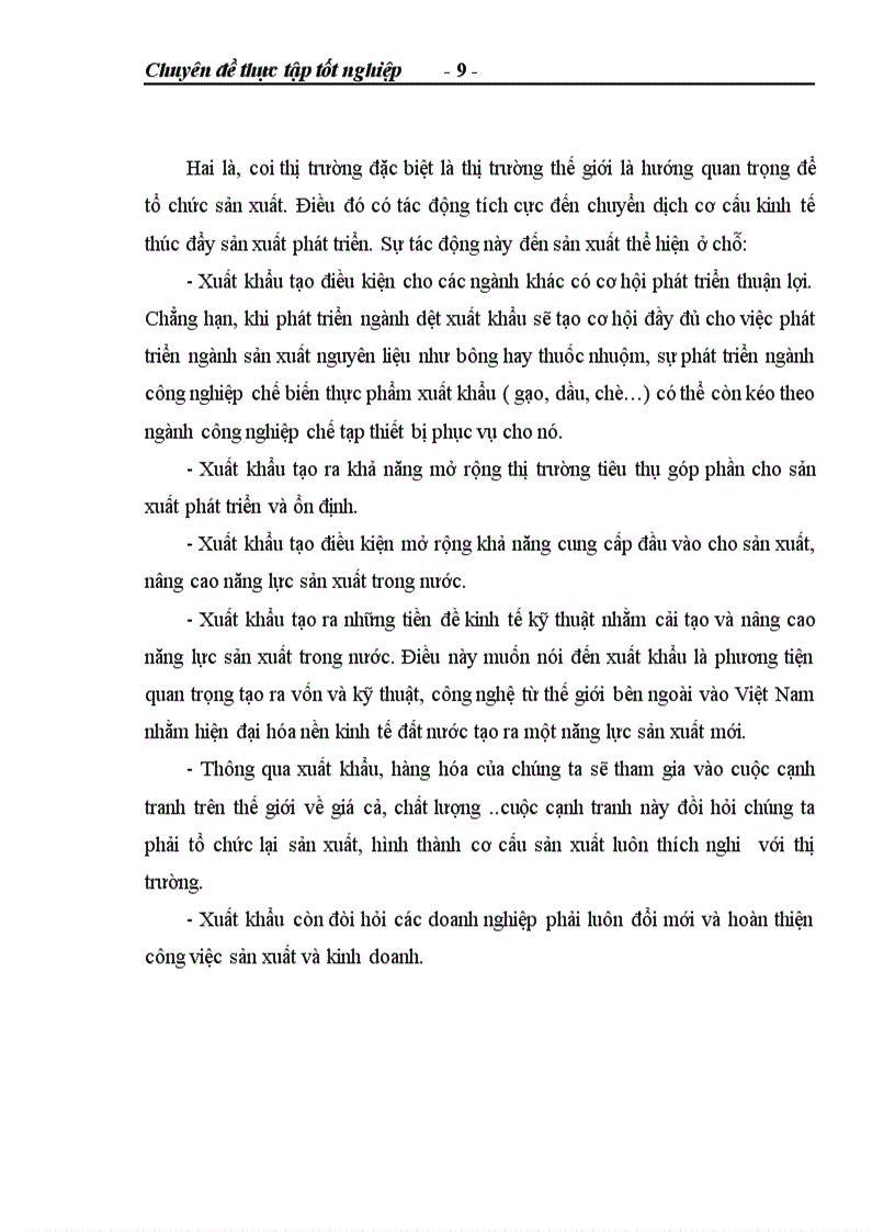 image for page Phương hướng và giải pháp phát triển thị trường xuất khẩu của Công ty cổ phần Xuất nhập khẩu Tạp phẩm 1