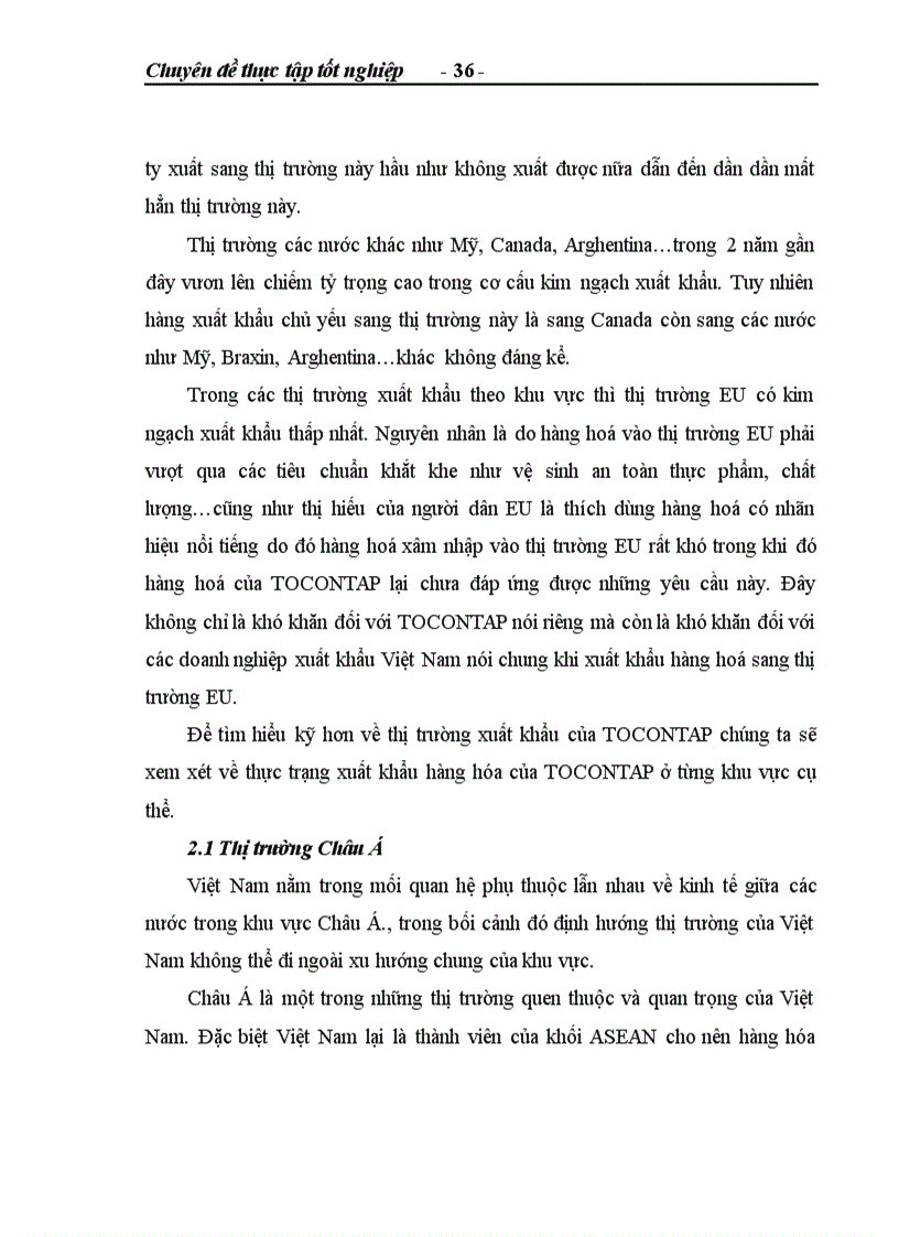 image for page Phương hướng và giải pháp phát triển thị trường xuất khẩu của Công ty cổ phần Xuất nhập khẩu Tạp phẩm 1