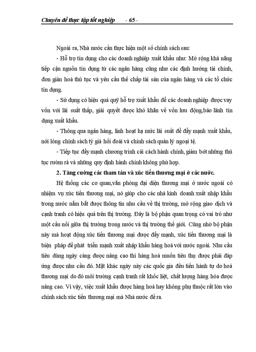 image for page Phương hướng và giải pháp phát triển thị trường xuất khẩu của Công ty cổ phần Xuất nhập khẩu Tạp phẩm 1