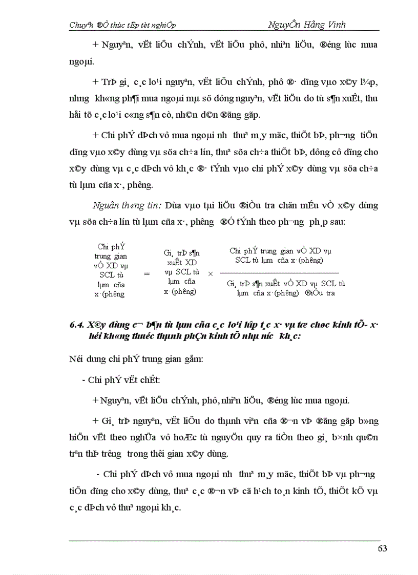 image for page Xác định các chỉ tiêu giá tri sản xuất chi phí trung gian và giá trị tăng thêm trong nền kinh tế thị trường của nước ta hiện nay
