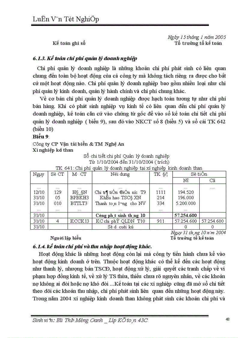 image for page Hoàn thiện kế toán xác định kết quả kinh doanh và phân phối lợi nhuận ở công ty cổ phần vận tải biển và thương mại Nghệ An