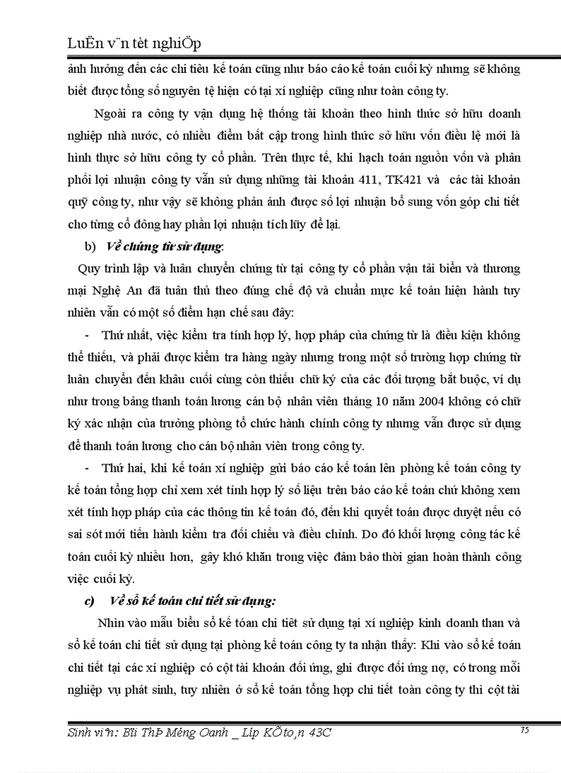 image for page Hoàn thiện kế toán xác định kết quả kinh doanh và phân phối lợi nhuận ở công ty cổ phần vận tải biển và thương mại Nghệ An