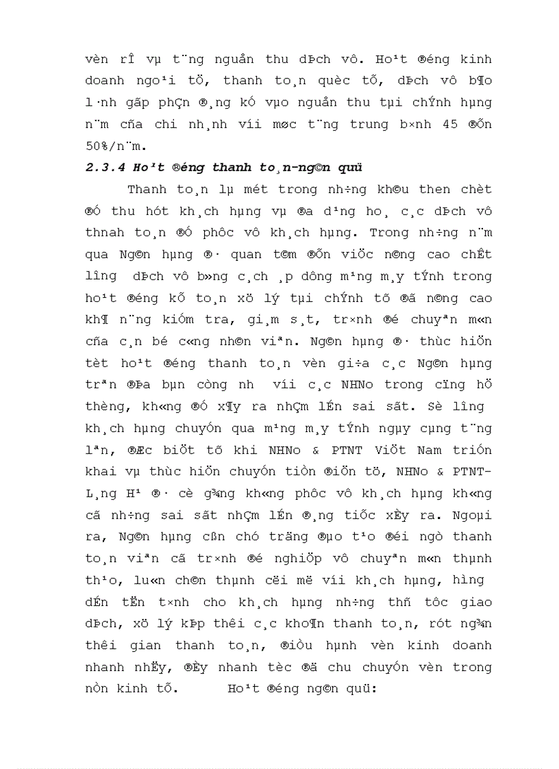 image for page Giải pháp phát triển dịch vụ thanh toán qua Ngân hàng tại chi nhánh NHNo PTNT Láng Hạ