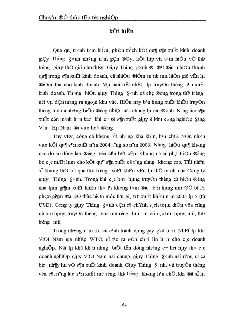 image for page Vận dụng một số phương pháp thống kê phân tích kết quả sản xuất kinh doanh công ty giầy Thượng Đình giai đoạn 1999 2004 và dự báo cho năm 2005 2006 1