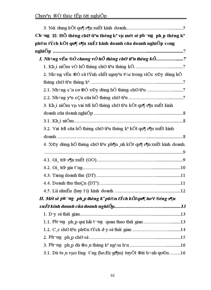 image for page Vận dụng một số phương pháp thống kê phân tích kết quả sản xuất kinh doanh công ty giầy Thượng Đình giai đoạn 1999 2004 và dự báo cho năm 2005 2006 1