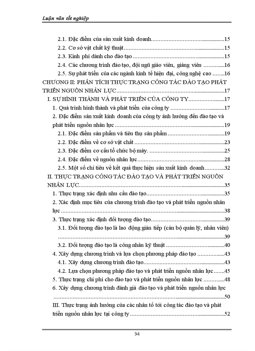image for page Hoàn thiện công tác đào tạo và phát triển nguồn nhân lực ở công ty cổ phần Sông Đà 9