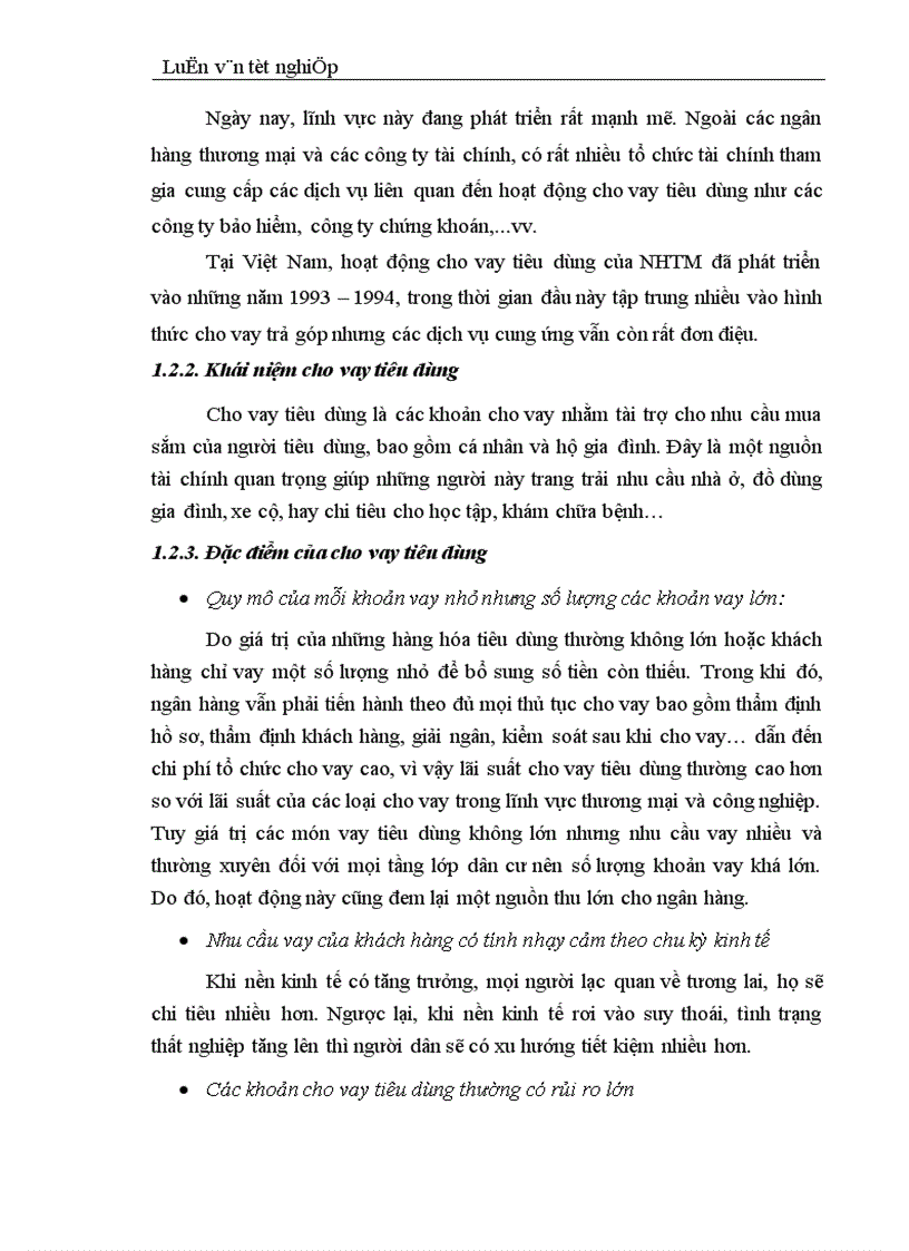 image for page Mở rộng hoạt động cho vay tiêu dùng tại Ngân hàng Thương mại cổ phần Các doanh nghiệp ngoài quốc doanh Việt Nam VPBank 1
