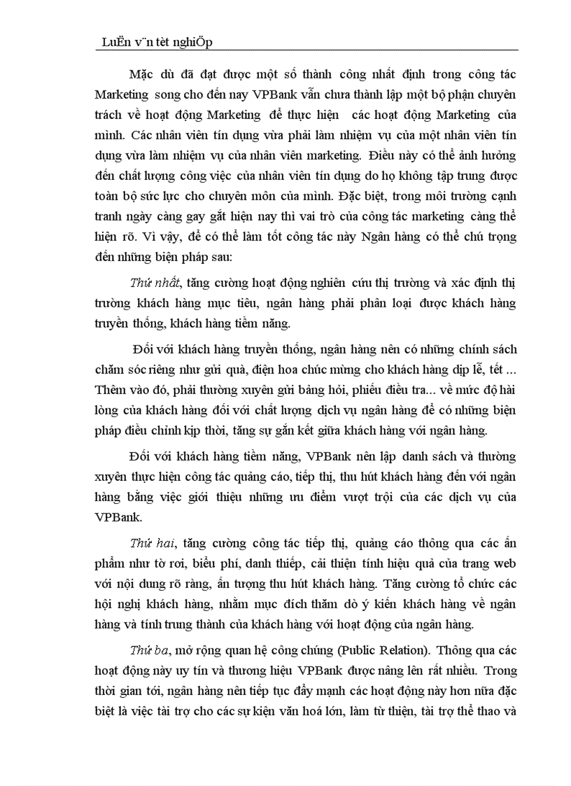 image for page Mở rộng hoạt động cho vay tiêu dùng tại Ngân hàng Thương mại cổ phần Các doanh nghiệp ngoài quốc doanh Việt Nam VPBank 1