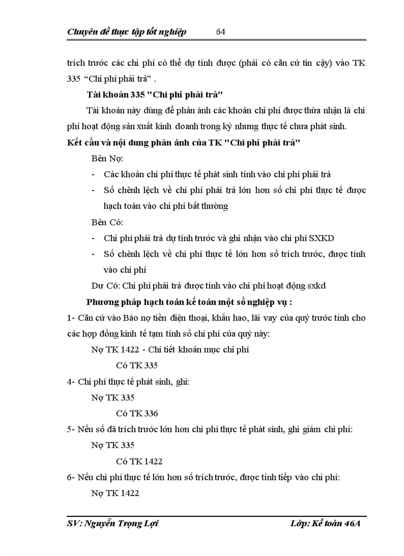 image for page Hoàn thiện kế toán chi phí doanh thu và xác định kết quả cung cấp dịch vụ tại Công ty thương mại và XNK Viettel 1