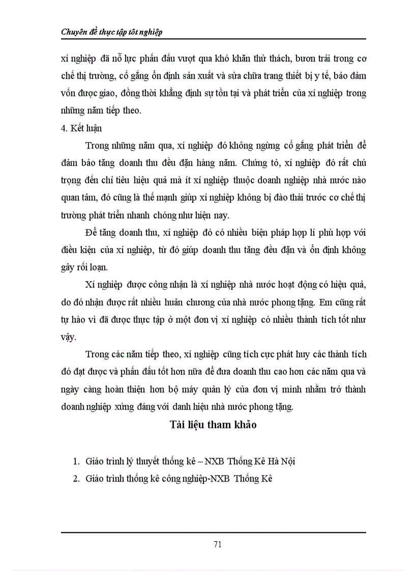 image for page Vận dụng một số phương pháp thống kê nghiên cứu hoạt động sản xuất kinh doanh của xí nghiệp thiết bị y tế 130 công ty dược và trang thiết bị quân đội 1