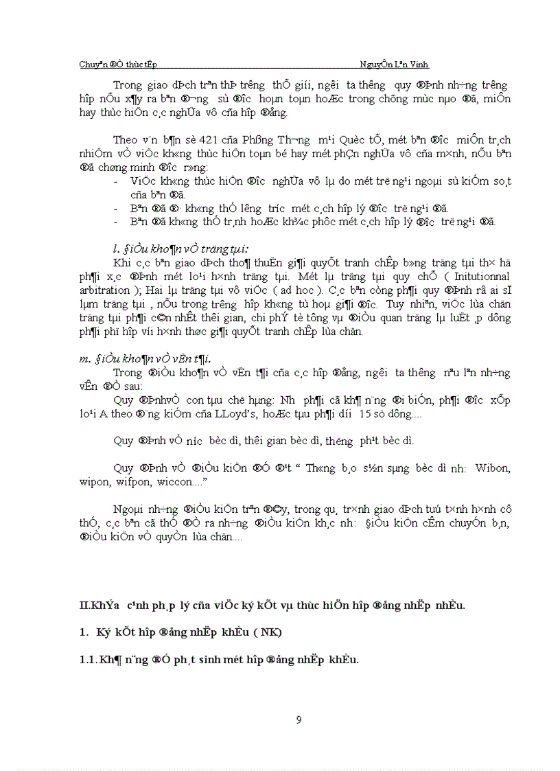 image for page Hoàn thiện việc ký kết và thực hiện hợp đồng nhập khẩu Công ty vận tải và đại lý vận tải Hà nội VITACO 1
