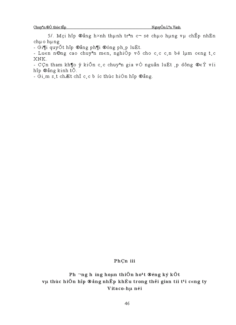 image for page Hoàn thiện việc ký kết và thực hiện hợp đồng nhập khẩu Công ty vận tải và đại lý vận tải Hà nội VITACO 1