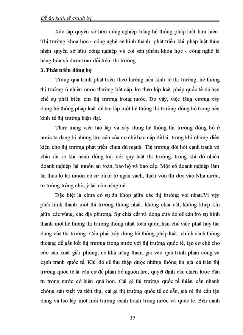 image for page phát triển đồng bộ các loại thị trường trong nền kinh tế thị trường định hướng xã hội chủ nghĩa Việt Nam