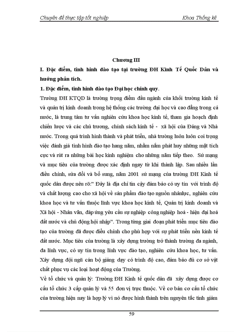 image for page Nghiên cứu thống kê tình hình giáo dục đào tạo Đại học chính quy tại trường Đại học Kinh tế quốc dân thời kỳ cccccc
