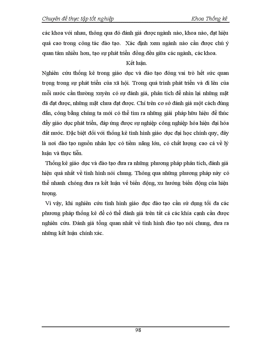 image for page Nghiên cứu thống kê tình hình giáo dục đào tạo Đại học chính quy tại trường Đại học Kinh tế quốc dân thời kỳ cccccc