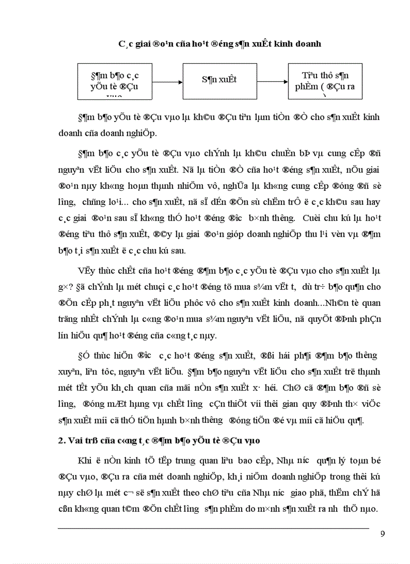 image for page Đảm bảo yếu tố đầu vào nguyên vật liệu ở Công ty bánh kẹo Hải Châu