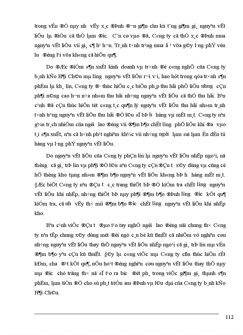 image for page Đảm bảo yếu tố đầu vào nguyên vật liệu ở Công ty bánh kẹo Hải Châu